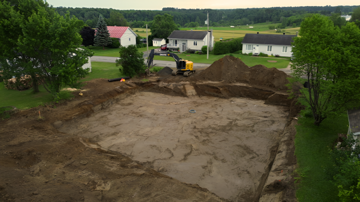 Excavation résidence Québec